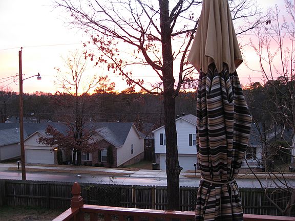View over deck