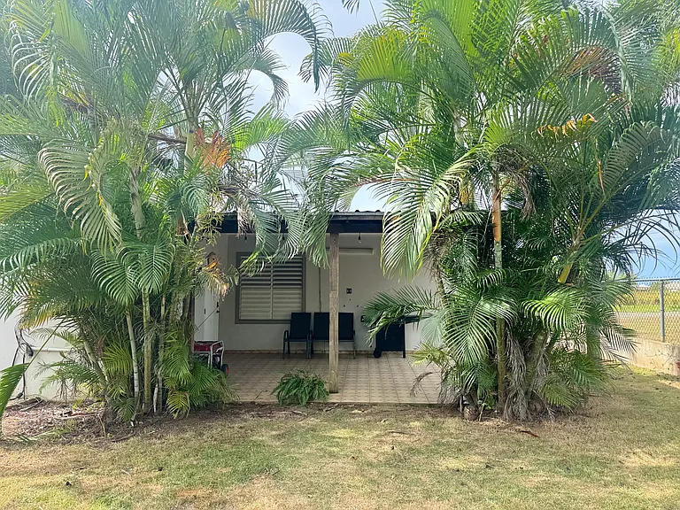 Pet friendly outdoors with enclosed gates all around.
