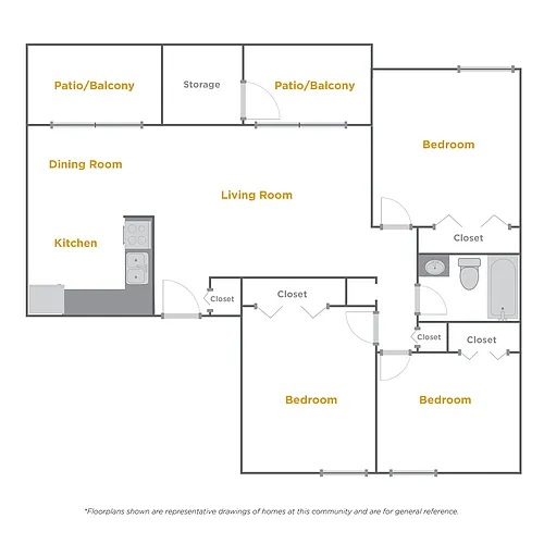Floor plan C1