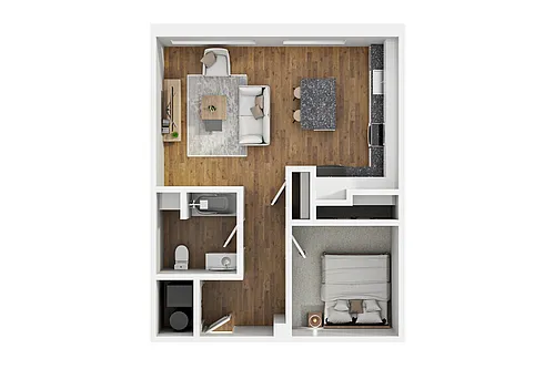 Floor plan New 1 Bedroom