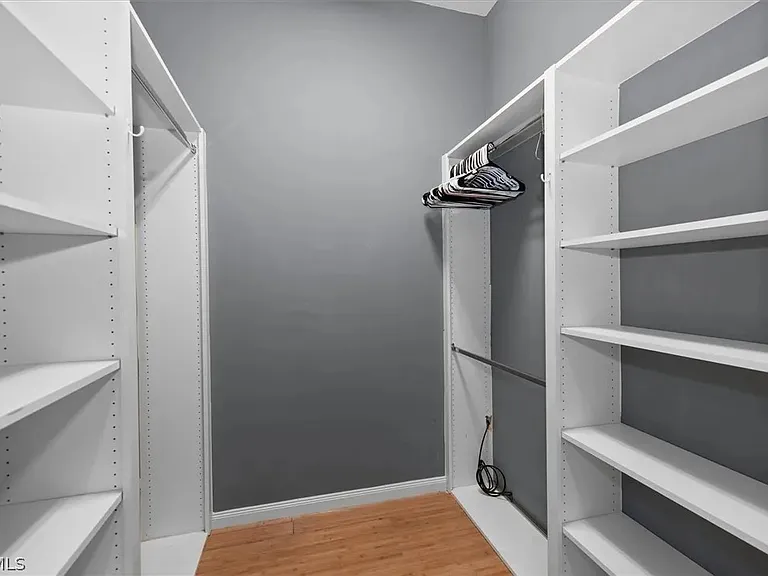 Primary closet