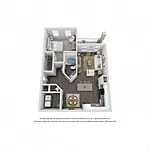 Floor plan One Bedroom