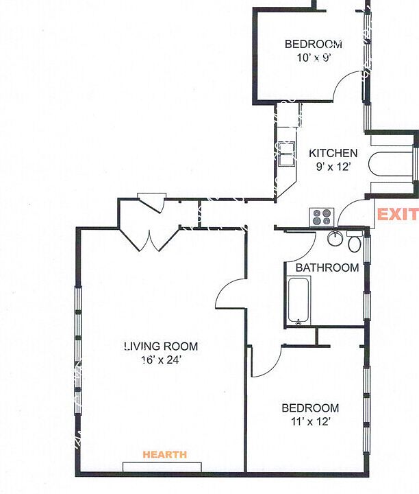 2nd image of 1223 Hill St APT 2