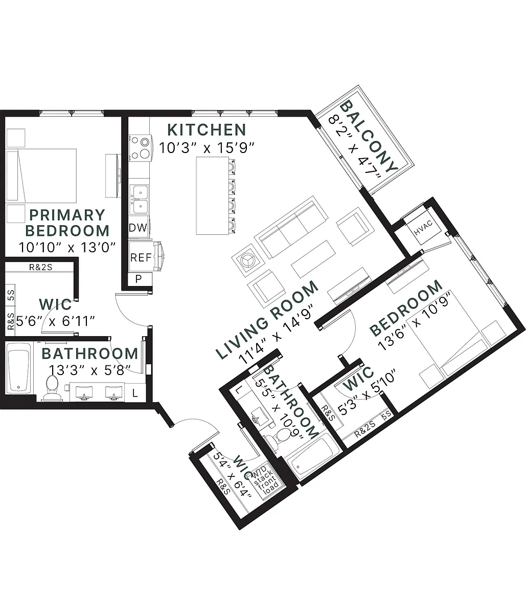 Floor plan Mrytle