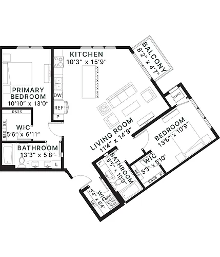 Floor plan Mrytle