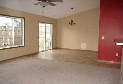 Spacious dining room