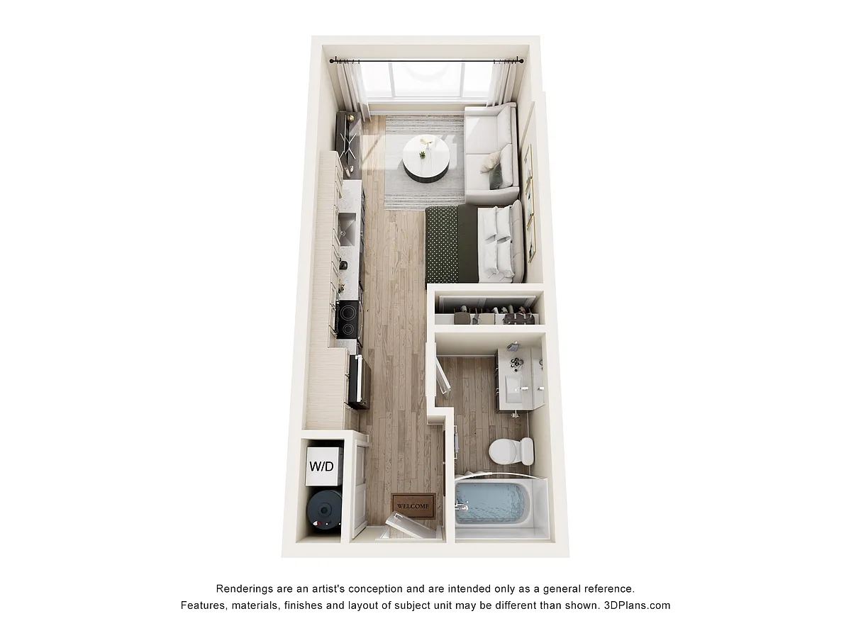 Floor plan Studio C