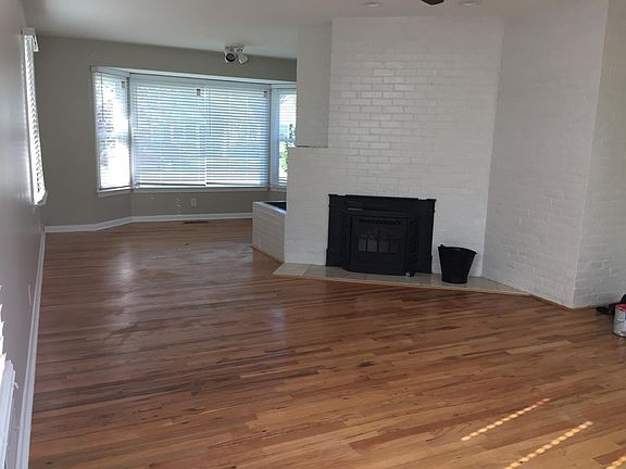 Great room with pellet stove