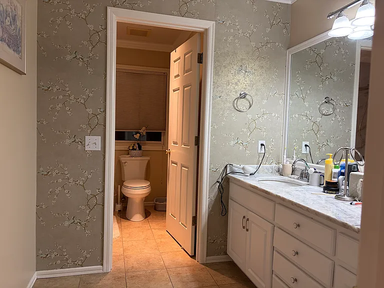 Upstairs hallway bathroom