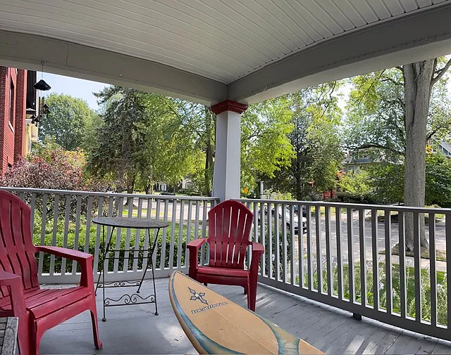 Unit #1 Front Porch