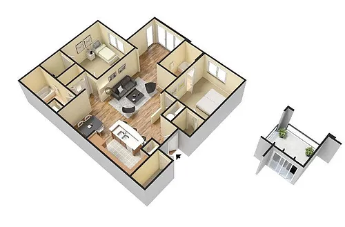 Floor plan B2