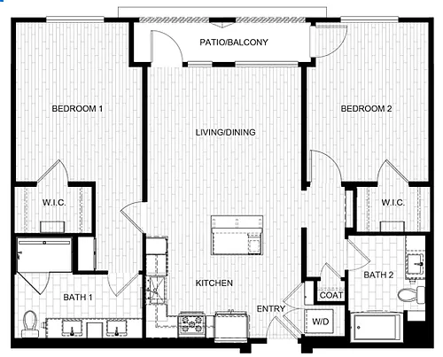 Floor plan The Calm
