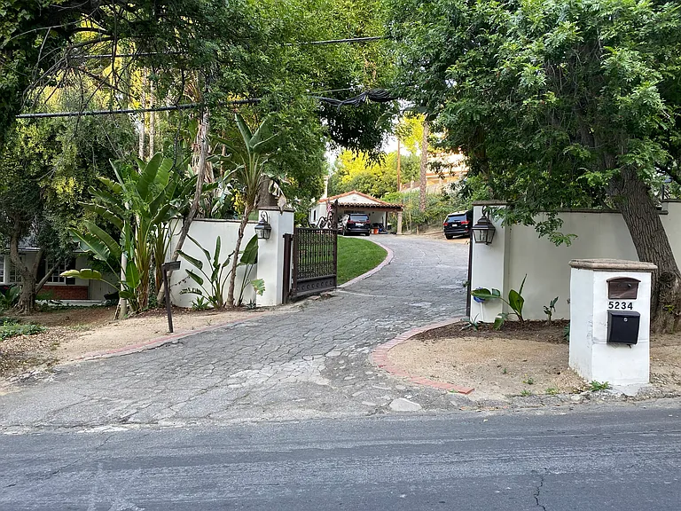 Private Gated Entrance with keycode.
