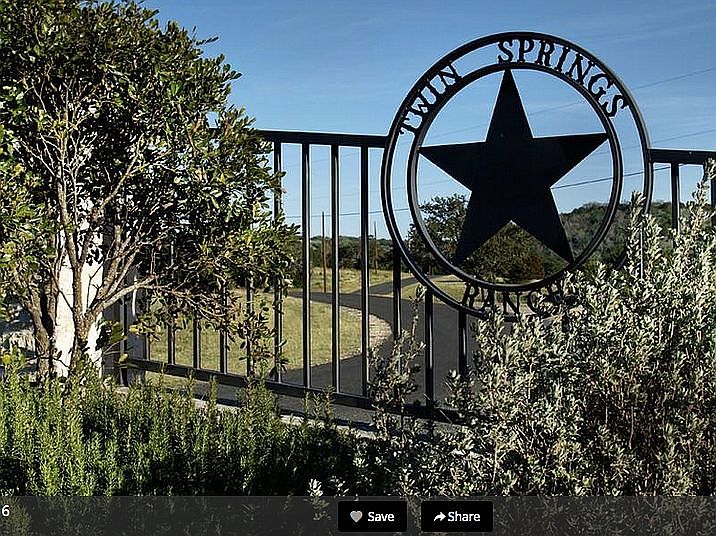 Gate at Twin Springs Ranch