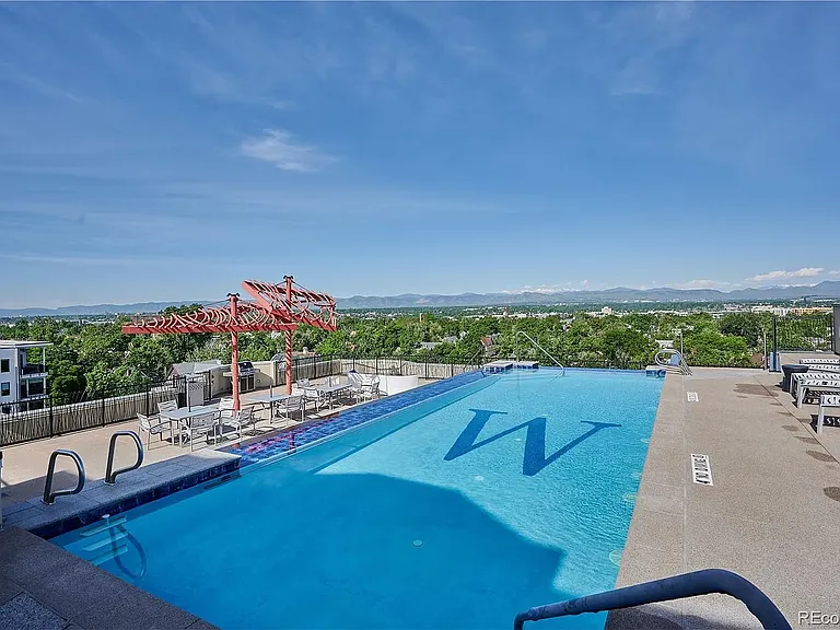 infinity pool with hot tub