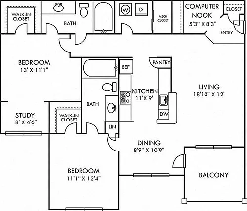Floor plan Addison
