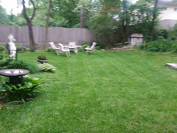 Partial view of backyard