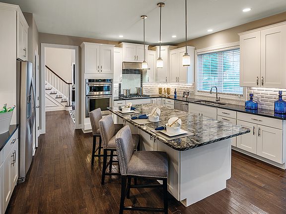 Kitchen with center island