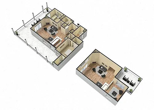 Floor plan Corsica Loft