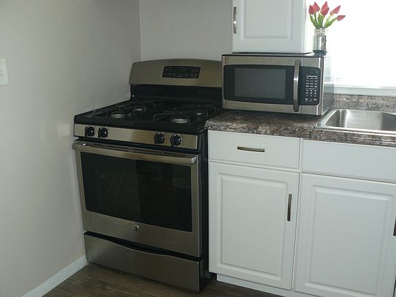 Gas range and microwave