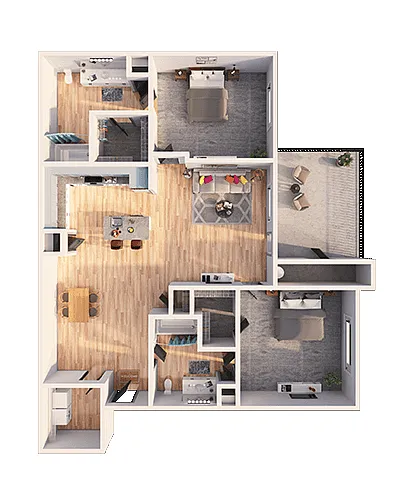 Floor plan B21
