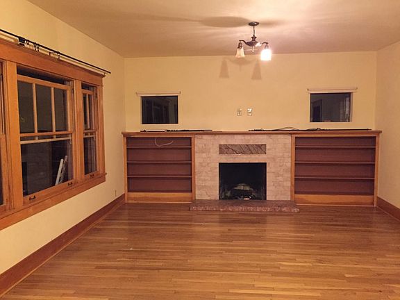 Wood-burning fireplace