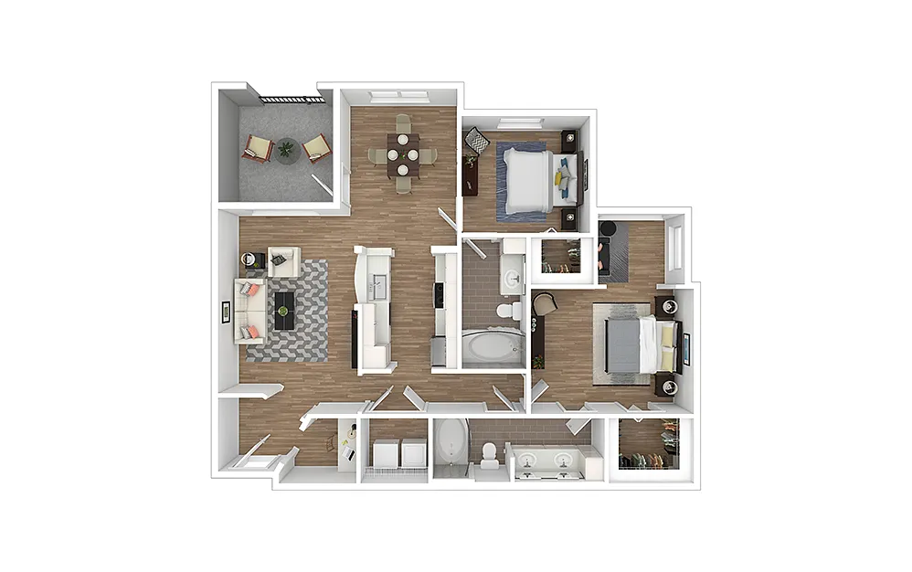 Floor plan Siesta - Renovated