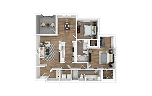 Floor plan Siesta - Renovated