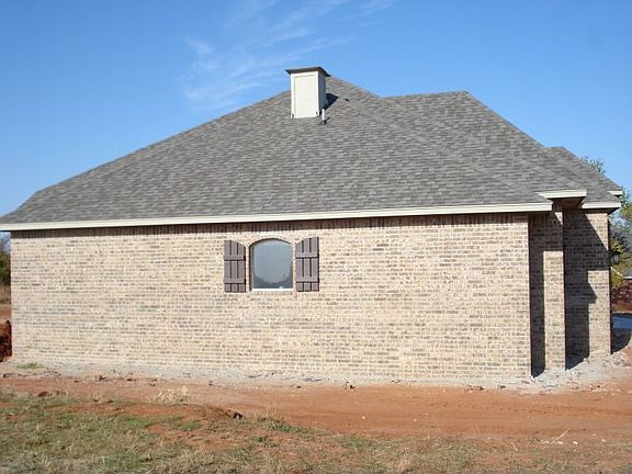 East side of home