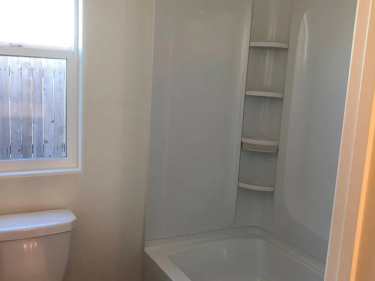 Jack and Jill tub/shower.