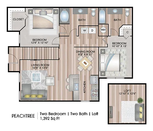 Floor plan PEACHTREE