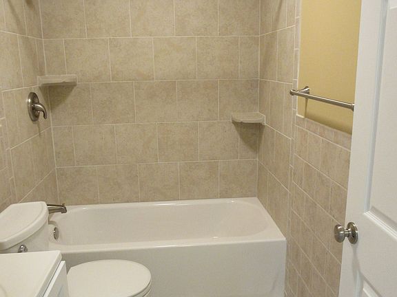 Tub is shown prior to shower doors were installed due to a backlog on the order. Doors are no installed.