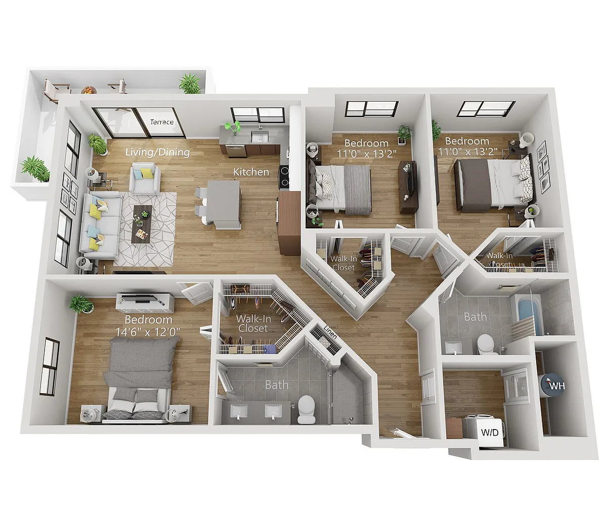 Floor plan D1