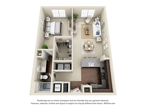 Floor plan A3A