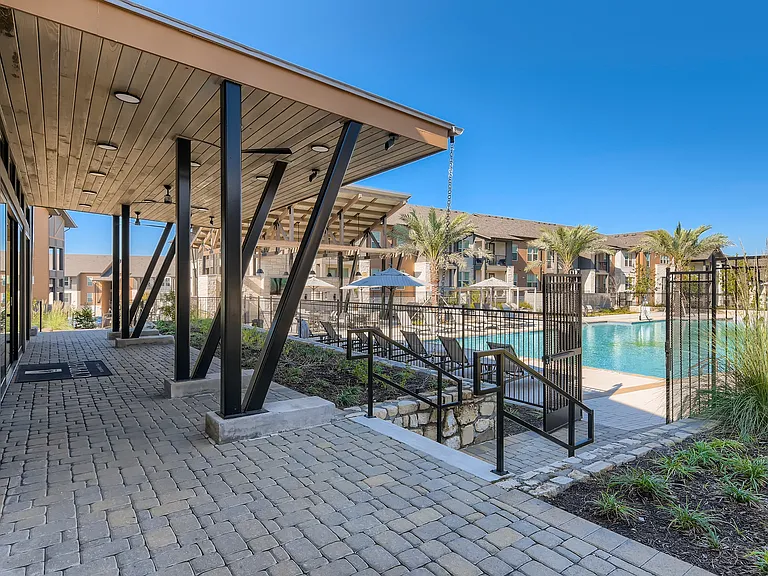 Clubhouse patio