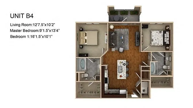 Floor plan B4