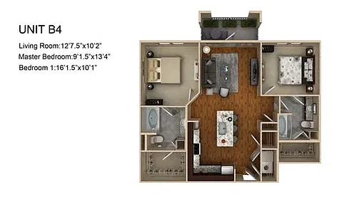Floor plan B4