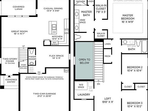 illustrative floor plan