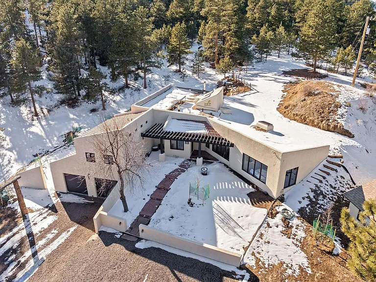 Aerial View of front of house