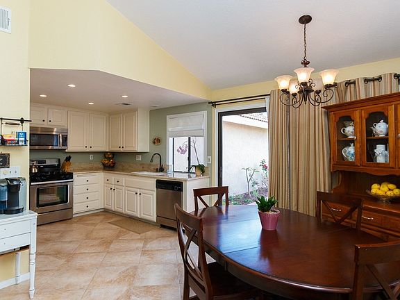 View from dining/family room to kitchen.