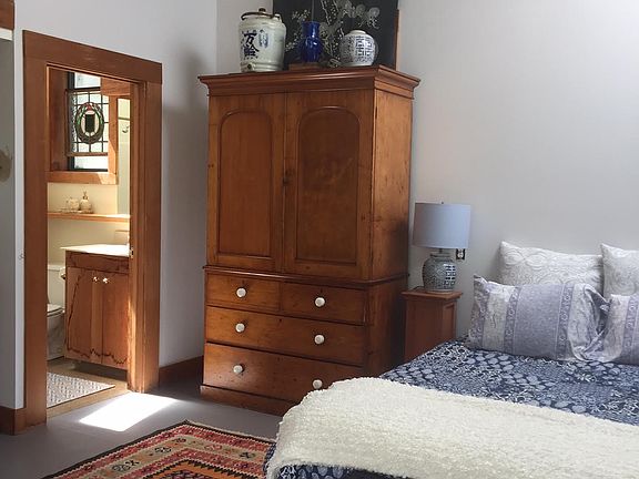 Bedroom -warm beds with heated w/ infloor radiant heat