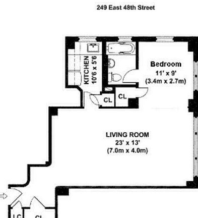 2nd image of 249 E 48th St APT 12G