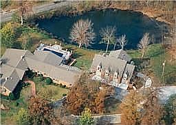 Arial view of estate