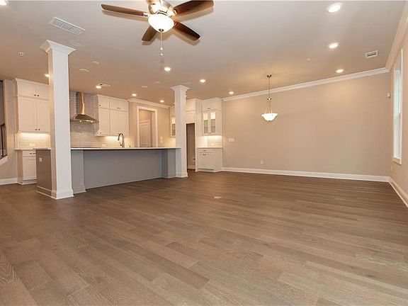 Not actual home. Stairwell leading to 2nd floor bedrooms.