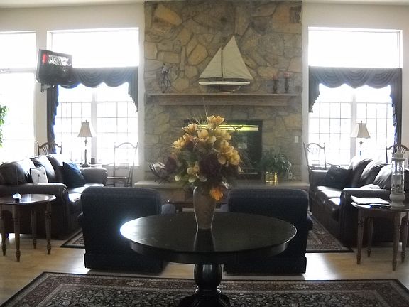 interior of clubhouse