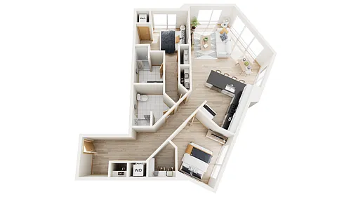 Floor plan Riverside