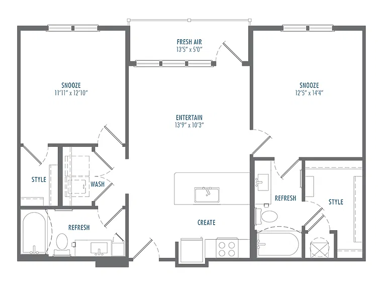 Floor plan B1