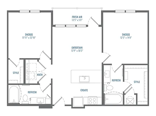 Floor plan B1