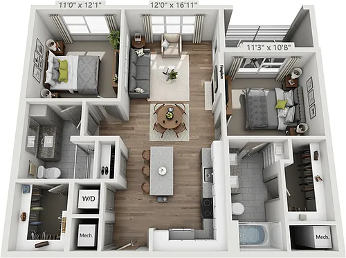 Floor plan B2
