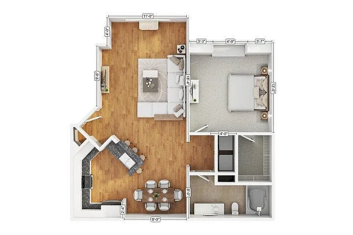 Floor plan 1A1